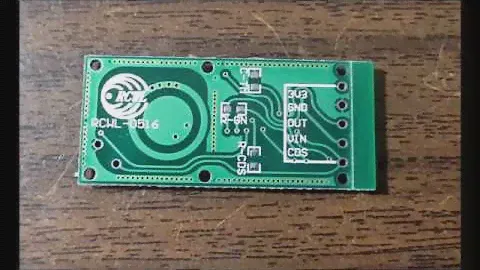 датчик движения Amazing $1 microwave RF motion sensor board