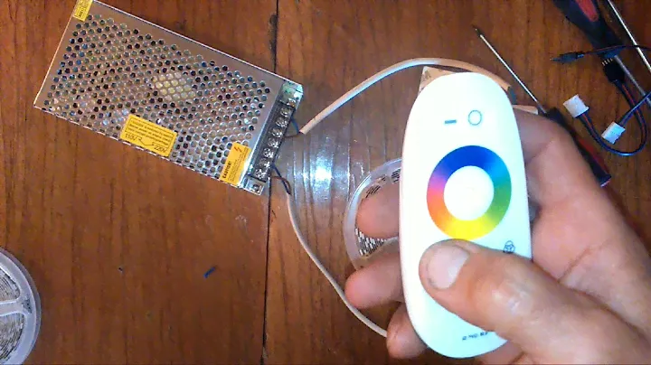 Светодиодная лента RGB с Алиэкспресс.LED STRIP RGB FROM CHINA
